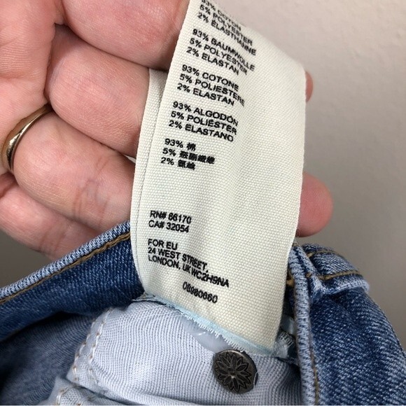 Free People We The Free Great Heights Frayed Skinny Jeans Size 26 - Picture 11 of 11